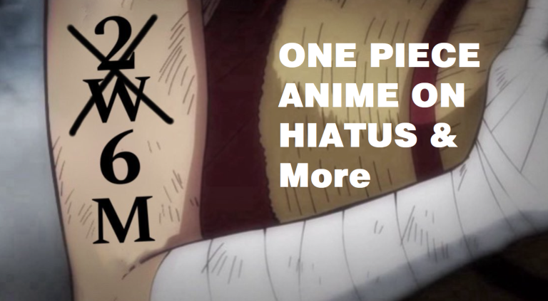 One Piece character Luffy "Coming Soon" code 2W6M - One Piece Anime Hiatus